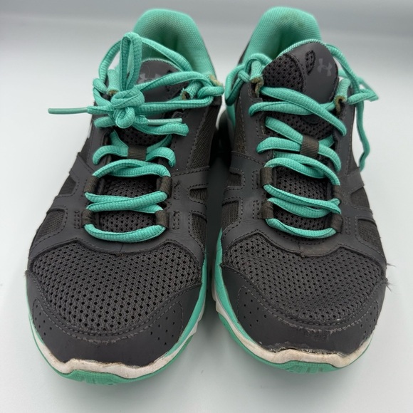 Under Armour Women’s Athletic Running Shoes Size 8.5 Gray Teal Sneakers - Picture 4 of 8